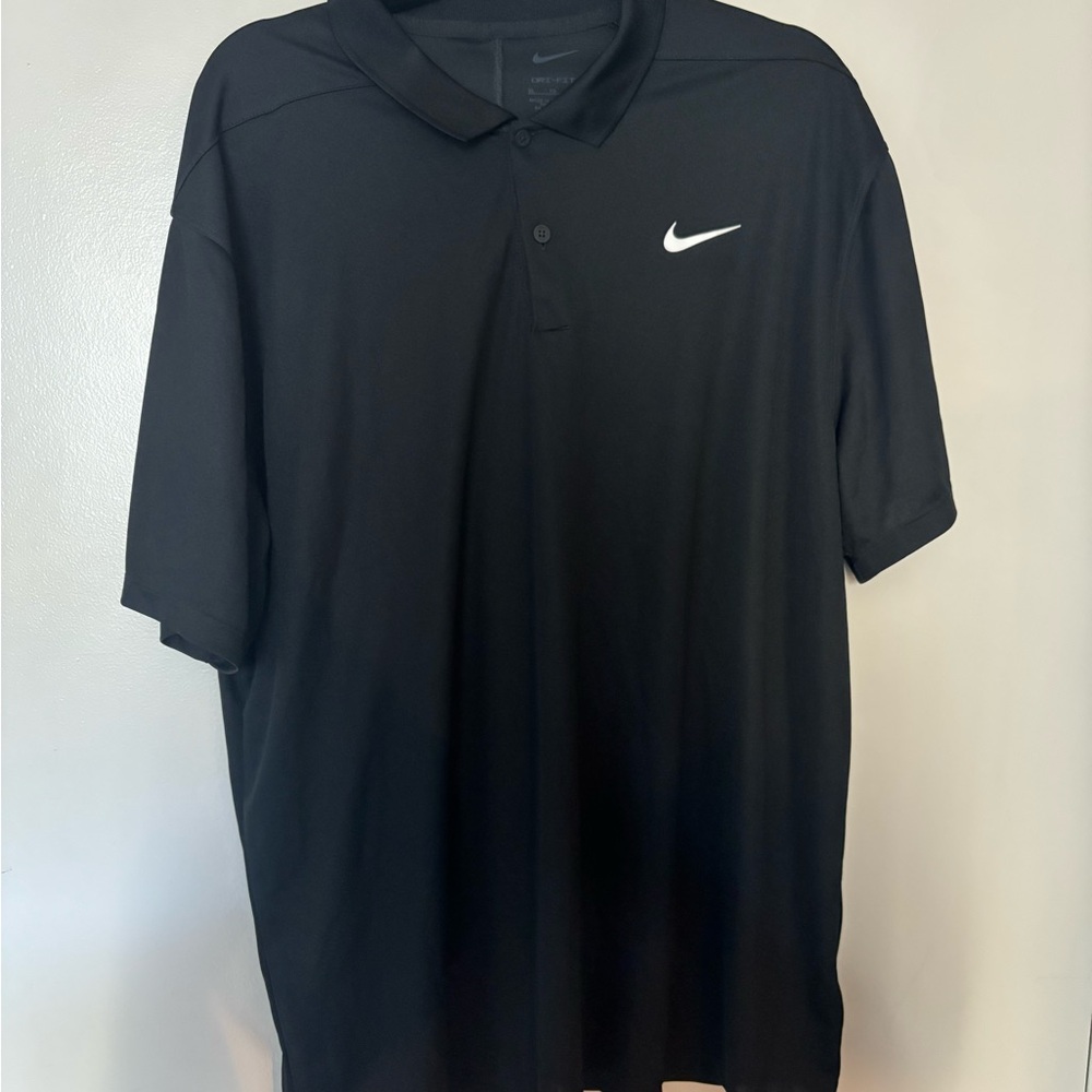Used Nike Golf Shirt Black Size XL